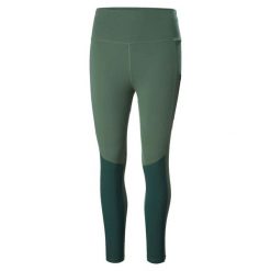Damskie legginsy 7/8 Helly Hansen Blaze. Zielone legginsy damskie Helly Hansen, bez wzorów. Za 468.00 zł.