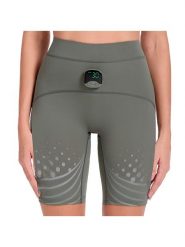 DAM Inteligentne spodenki EMS w kolorze khaki rozmiar: onesize. Brązowe spodenki sportowe damskie DAM, bez wzorów, z materiału, na fitness i siłownię. Za 259.45 zł.