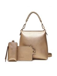 Hispanitas Torebka BV253843 Złoty. Żółte torebki klasyczne damskie Hispanitas, ze skóry, bez dodatków. Za 519.99 zł.