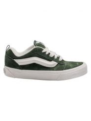 Vans Skórzane sneakersy "Knu Skool" w kolorze zielonym rozmiar: 44. Zielone obuwie sportowe damskie Vans, bez zapięcia. Za 239.99 zł.