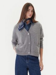 Weekend Max Mara Kardigan Ombra 2525346012 Szary Relaxed Fit. Szare kardigany damskie Weekend Max Mara, l, bez wzorów, z kaszmiru. Za 1,759.00 zł.