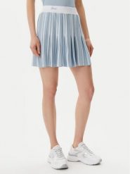 Guess Spódnica plisowana V5GD00 Z3D60 Błękitny Regular Fit. Niebieskie spódnice damskie Guess, l, z aplikacjami, z wiskozy, mini. Za 229.99 zł.