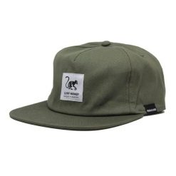 Czapka Trucker - Płaski Daszek - Bawełna Organiczna (Zielony). Zielone czapki z daszkiem damskie SURF MONKEY, bez wzorów, z bawełny. Za 139.95 zł.