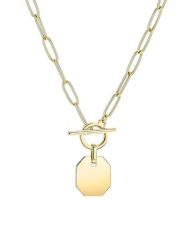 Liebeskind Naszyjnik z zawieszką - dł. 45 cm rozmiar: onesize. Naszyjniki damskie Liebeskind, ze stali. Za 256.70 zł.