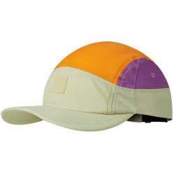Czapka z daszkiem BUFF 5 PANEL GO CAP DOMUS APRICOT. Zielone czapki z daszkiem damskie Buff, bez wzorów. Za 169.90 zł.