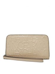 Armani Exchange Portfel 948451 CC793 U1092 Beżowy. Brązowe portfele damskie Armani Exchange, bez wzorów, ze skóry. Za 239.99 zł.