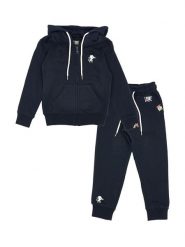 Bluza z kaptur na co dzień na siłownię. Niebieskie bluzy damskie LEONE 1947 APPAREL, bez wzorów, z dresówki, bez kaptura. Za 105.21 zł.