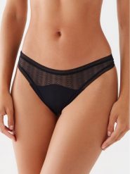Passionata Stringi P46L70 Czarny. Czarne stringi Passionata, bez wzorów, z syntetyku. Za 99.99 zł.