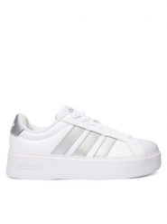 Adidas Sneakersy Streettalk Bold KJ3857 Biały. Białe obuwie sportowe damskie Adidas, ze skóry, bez zapięcia. Za 299.99 zł.