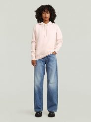 G-Star Bluza w kolorze jasnoróżowym rozmiar: XS. Różowe bluzy damskie G-Star, xs, bez wzorów, z kapturem. Za 186.95 zł.