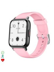 DAM Smartwatch "QS16" w kolorze czarno-jasnoróżowym rozmiar: onesize. Czarne, cyfrowe zegarki damskie DAM, metalowe. Za 346.16 zł.
