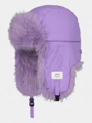 Czapka Damska Barts Hawka Bomber. Fioletowe czapki damskie Barts, na zimę, bez wzorów, z materiału. Za 249.00 zł.