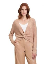 BETTY & CO Sweter w kolorze karmelowym rozmiar: 42. Brązowe swetry klasyczne damskie Betty & Co, z wełny, bez kołnierzyka. Za 122.38 zł.