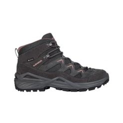 Buty trekkingowe damskie Lowa Sirkos Evo Mid Gtx. Szare obuwie trekkingowe damskie Lowa, z materiału, bez zapięcia. Za 849.00 zł.
