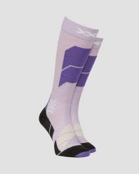 Skarpety X-Socks SKI PERFORM MERINO OTC P095. Fioletowe skarpetki damskie X Socks, bez wzorów, z materiału. Za 209.99 zł.