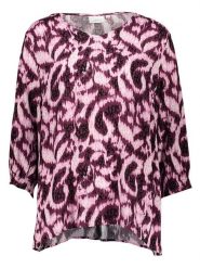 ONLY Bluzka w kolorze bordowo-jasnoróżowym rozmiar: 42. Czerwone bluzki damskie Only, bez wzorów, z wiskozy, bez kołnierzyka, bez ramiączek. Za 126.99 zł.