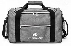 Torba sportowa Sapphire ST-130. Szare torby sportowe SAPPHIRE, bez wzorów, z materiału, duże. Za 59.00 zł.
