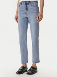 DKNY Jeansy DJ5B4109 Niebieski Straight Fit. Niebieskie jeansy damskie DKNY. Za 439.99 zł.