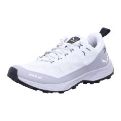 Buty trekkingowe damskie Salewa Pedroc Air. Szare obuwie trekkingowe damskie Salewa, z materiału, bez zapięcia. Za 823.00 zł.