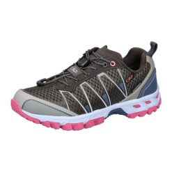 Buty do biegania w terenie wodoodporne damskie CMP Altak. Czerwone obuwie trekkingowe damskie CMP, z materiału, bez zapięcia. Za 385.70 zł.
