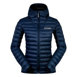 Damska kurtka z kapturem Berghaus Trail-nomad Synthetic. Niebieskie kurtki damskie Berghaus, m, bez wzorów, z puchu, z kapturem. Za 1,026.00 zł.
