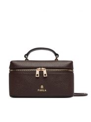 Furla Torebka Camelia Micro WE00625 HSF000 2460S Brązowy. Brązowe kuferki damskie Furla, ze skóry, bez dodatków. Za 944.99 zł.