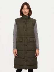 Whistler Bezrękawnik Amaretto W Long Puffer W234602 Zielony Regular Fit. Zielone kamizelki damskie WHISTLER, bez wzorów, z syntetyku, bez kaptura. Za 199.99 zł.
