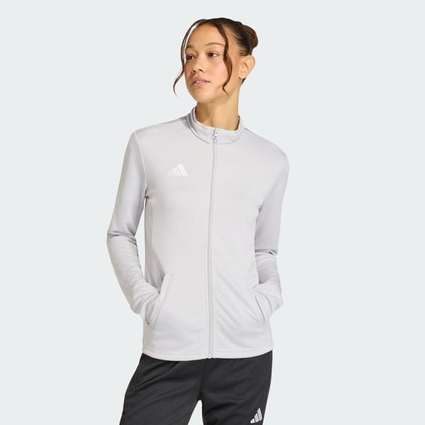 Bluza Entrada26 Track Jacket. Białe bluzy damskie Adidas, s, z aplikacjami, z dresówki, z kapturem. Za 121.99 zł.