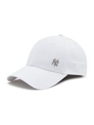 New Era Czapka z daszkiem Mlb Flawess Logo B 11209938 Biały. Białe czapki z daszkiem damskie New Era, bez wzorów, z materiału. Za 89.99 zł.