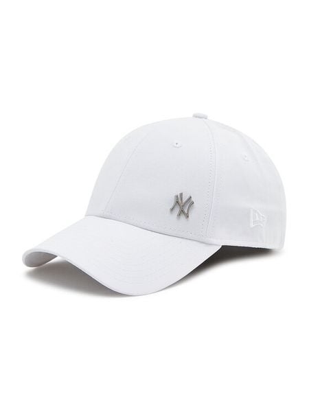 New Era Czapka z daszkiem Mlb Flawess Logo B 11209938 Biały. Białe czapki z daszkiem damskie New Era, bez wzorów, z materiału. Za 79.99 zł.