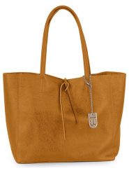 Lucca Baldi Skórzany shopper bag "Spoleto" w kolorze jasnobrązowym - 34 x 28 x 14 cm rozmiar: onesize. Brązowe shopper bag Lucca Baldi, bez wzorów, z materiału, na ramię, bez dodatków. Za 272.31 zł.