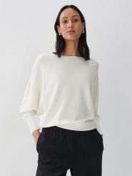 Someday Sweter w kolorze białym rozmiar: 40. Białe swetry klasyczne damskie someday., ze splotem, bez kołnierzyka. Za 206.91 zł.