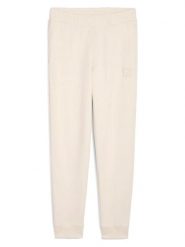 Puma Spodnie dresowe w kolorze kremowym rozmiar: XS. Brązowe spodnie dresowe damskie Puma, xs, bez wzorów, z dresówki. Za 122.09 zł.