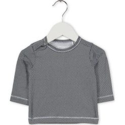 Koszulka w kolorze szarym. Szare koszulki i t-shirty dziewczęce Imps & Elfs, w kratkę, z okrągłym kołnierzem, z długim rękawem. W wyprzedaży za 42.95 zł.