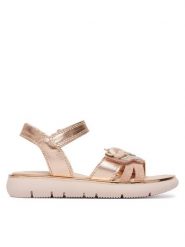 Primigi Sandały 1435111 M Złoty. Żółte sandały dziewczęce Primigi, ze skóry, bez obcasa, bez zapięcia. Za 299.99 zł.