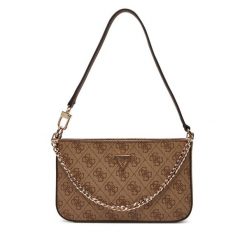 Torebka Guess. Brązowe torebki klasyczne damskie Guess, bez dodatków. Za 349.99 zł.
