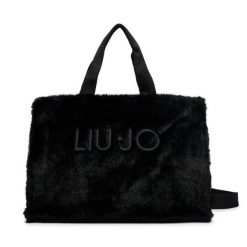 Torebka Liu Jo. Czarne shopper bag Liu Jo, bez dodatków. Za 469.99 zł.