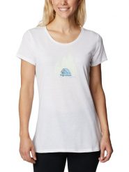 Columbia Koszulka "Daisy Days" w kolorze białym rozmiar: M. Białe bluzki damskie Columbia, m, bez wzorów, bez kołnierzyka, bez ramiączek. Za 32.90 zł.