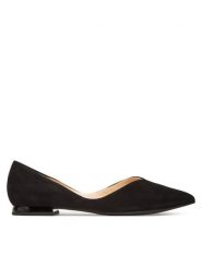 HÖGL Baleriny Basic 0-170012 Czarny. Czarne balerinki damskie Högl, bez wzorów, ze skóry. Za 449.99 zł.