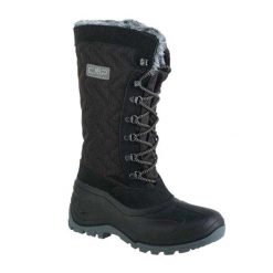 Buty Zimowe Damskie Nietos. Czarne obuwie trekkingowe damskie CMP, z futra, bez zapięcia. Za 329.99 zł.