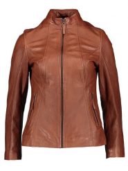 7eleven Skórzana kurtka w kolorze jasnobrązowym rozmiar: 38. Brązowe kurtki damskie 7eleven, bez wzorów, ze skóry, bez kaptura. Za 323.50 zł.