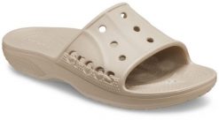 Klapki Dla Dorosłych Crocs Baya II Slide. Czarne klapki damskie Crocs, bez wzorów, z materiału, bez obcasa, bez zapięcia. Za 99.99 zł.