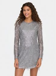 ONLY Sukienka koktajlowa Anika 15336062 Niebieski Regular Fit. Niebieskie sukienki damskie Only, bez wzorów, z syntetyku, wizytowe, bez ramiączek. Za 109.99 zł.