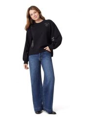 Scotch & Soda Bluza w kolorze czarnym rozmiar: XS. Czarne bluzy damskie Scotch & Soda, xs, bez wzorów, z bawełny, bez kaptura. Za 122.67 zł.