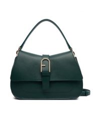 Furla Torebka Flow WB00996 BX2045 BG 4282S 1007 Zielony. Zielone torebki klasyczne damskie Furla, ze skóry, bez dodatków. Za 1,999.00 zł.