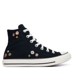 Trampki Converse. Czarne trampki damskie Converse, bez wzorów, bez zapięcia. Za 449.99 zł.