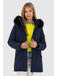 Alife and kickin Parka "KierseyAK" w kolorze granatowym rozmiar: M. Niebieskie parki damskie Alife and Kickin, m, bez kaptura. Za 412.88 zł.