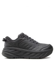 Hoka Sneakersy W Bondi Sr 1110521 Czarny. Czarne obuwie sportowe damskie HOKA, ze skóry, bez zapięcia. Za 799.99 zł.