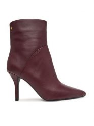 Tommy Hilfiger Botki High Heel Clean Ankle Boot FW0FW09624 Bordowy. Czerwone botki damskie Tommy Hilfiger, bez obcasa, na szpilce, bez zapięcia. Za 749.99 zł.