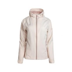 Kurtka damska wodoodporna ATMORE, oddychająca i wiatroszczelna, chroniąca przed. Czerwone kurtki damskie Izas, bez wzorów, bez kaptura. Za 443.43 zł.